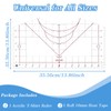 Heclia T-Shirt Ruler for Vinyl Alignment, Precision Measuring Ruler for