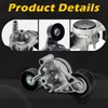 38257 Drive Belt Tensioner Assembly with Pulley Compatible with Ford