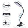 Clip On Reading Light, Eye-Care Dimmable Desk Clamp Lamp with
