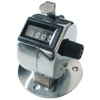 Four Digits Metal Hand Tally Counter, Clicker with Base