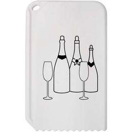 Azeeda 'Champagne & Glasses' Plastic Ice Scraper (IC00039380)