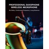 EBJ Wireless UHF Saxophone Microphone System, Clip Instrument Microphone Saxophone