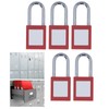 5 Set Lockout Tagout Locks Chrome Plated Nylon Loto Safe