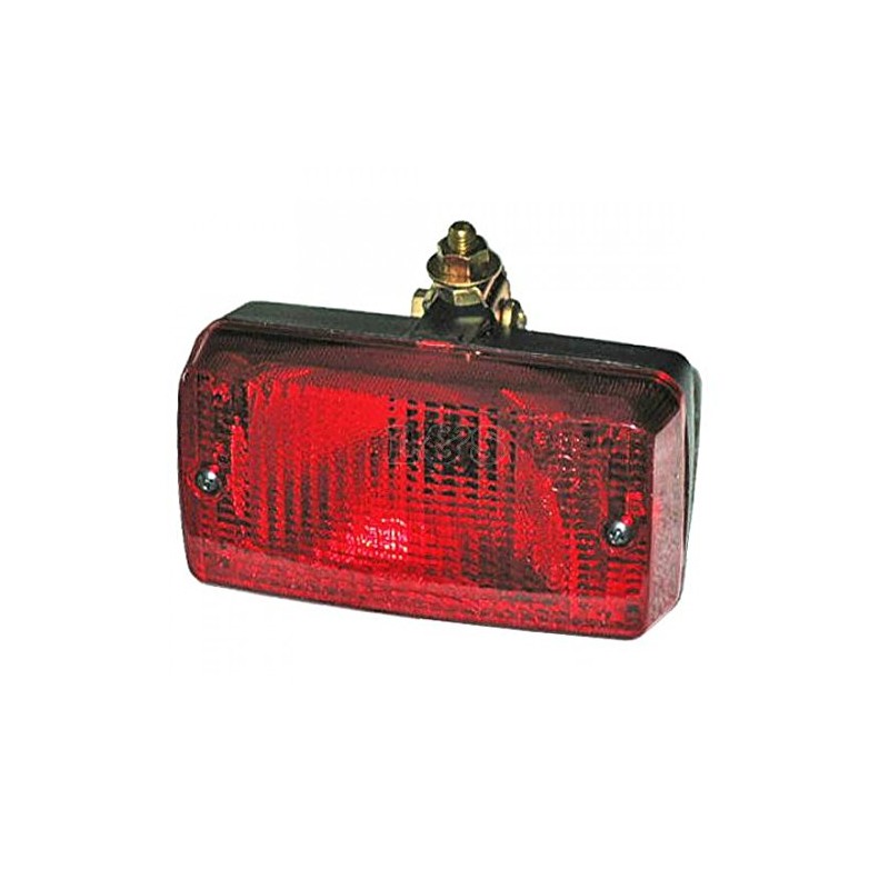 Rear Fog Lamp, 12v, c/w Mounting Bracket, Size: 140x70x65mm