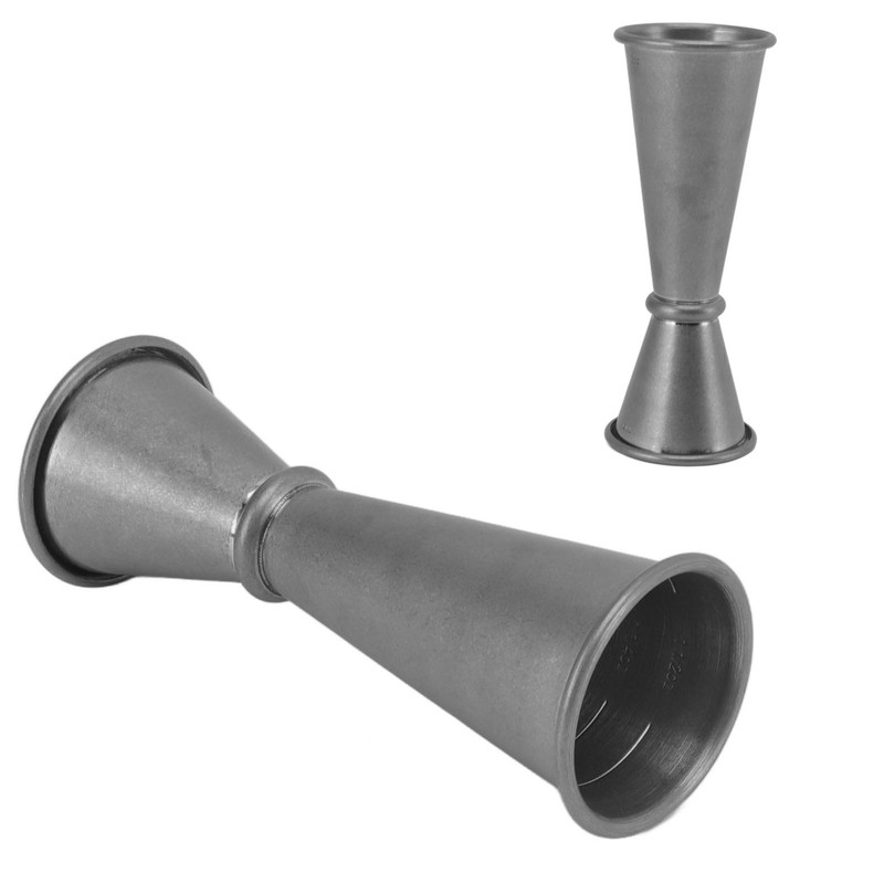 Double Cocktail Jigger 304 Stainless Steel Roll Hem Bar Measuring
