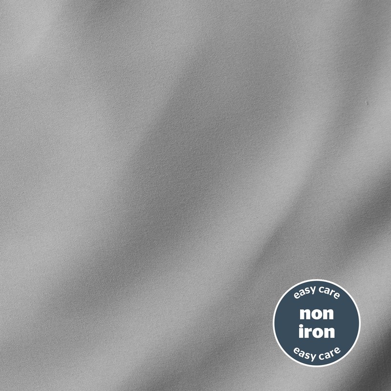 Silentnight Supersoft Double Fitted Sheet - Grey Deep Fitted Bed
