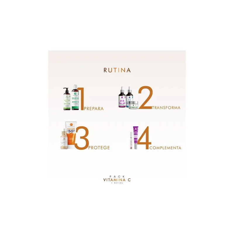 Pack Pureza Natur Serum Vitamina C Serum Retinol 50ml Cu