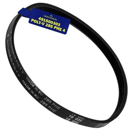 V-belt dryer Poly-V 285 PHE 4 with original code 491500303 for Beko - Made in France - warranty 10 years MONTERAL