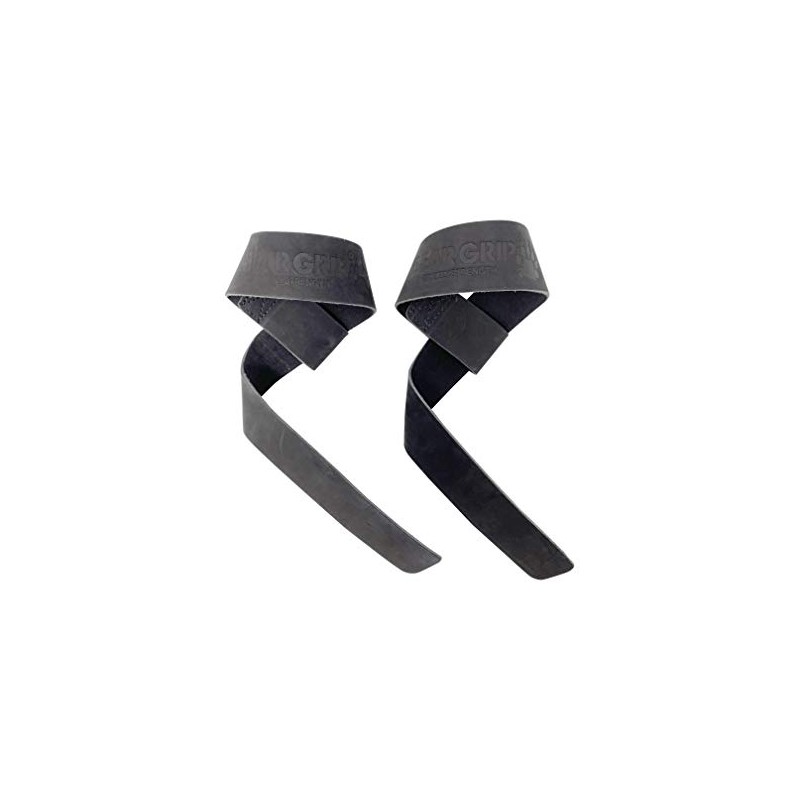 BEAR GRIP - Leather Weight Lifting Straps for Gym, Bodybuilding,