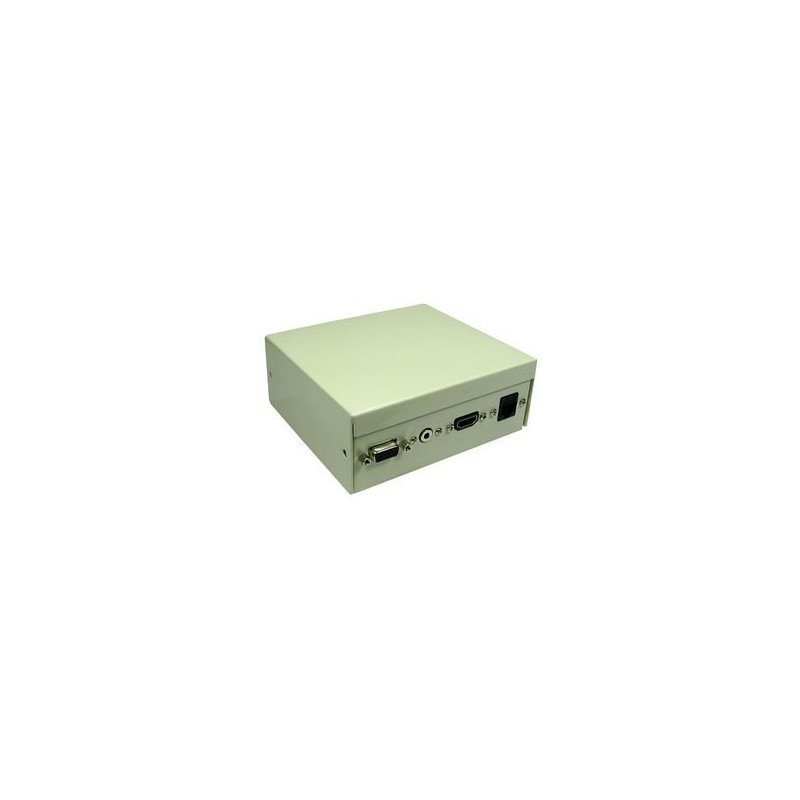 1 x 4 Port AV Box No Cable Wall Plates