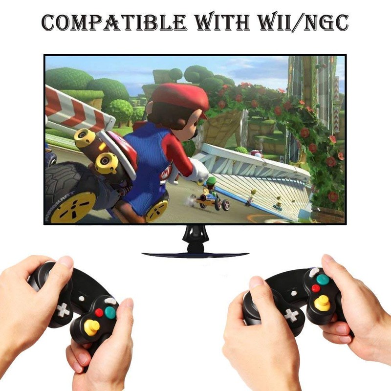 Reiso Gamecube Controller, 2 Pack NGC Classic Wired Controller for