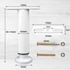 KOVNISE Adjustable Bed Support Legs, Replacement with Connecting Tabs, for