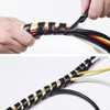 D-Line CTW2.5B Cable Management Wrap Cable Organiser | Tidy Cables,