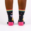 Sock It To Me Women's Glitter Space Cats Socks