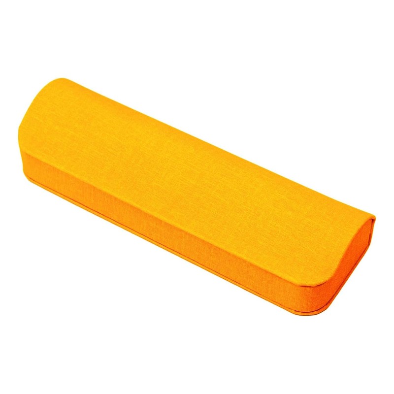 テーシーケース メガネケース おしゃれ スリム ケース マグネット式 スチール ポリウレタン イエロー コンパクト