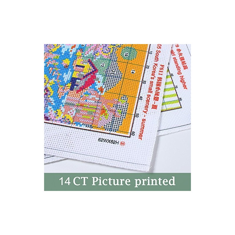 Joy Sunday Cross Stitch Kit 14CT Engraving Embroidery Kit Precision