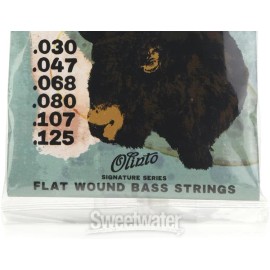La Bella OSF6 Olinto Signature Flatwound Bass Guitar Strings - .030-.125