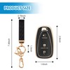 Rislobx 3 Button Key Fob Cover for Chevy, TPU Key