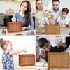 AOMAIGAD Wooden Money Box, Piggy Bank with Counter, Money Box
