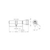 EVVA EPS Knob Cylinder 27/31K | High-Quality Door Cylinder Lock