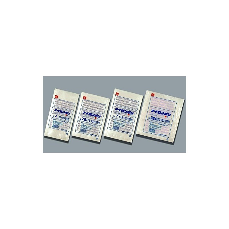 Nylon Poly New L-type Standards Bag No. 10 (X 100 Sheets) Width