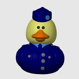 Collectible Military Themed Ducks - USMC, Army, Navy, Air Force Uniforms - Duck: Air Force Duck