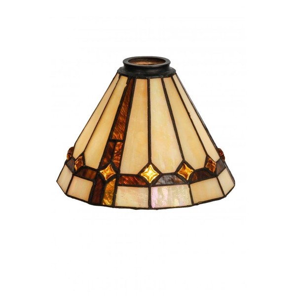 Meyda Tiffany 138904 Belvidere Lamp Shade, 8" Width