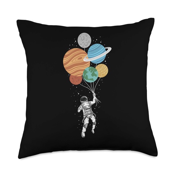 Smarty Pants Designs Astronaut Holding Planet Balloons Solar System Space
