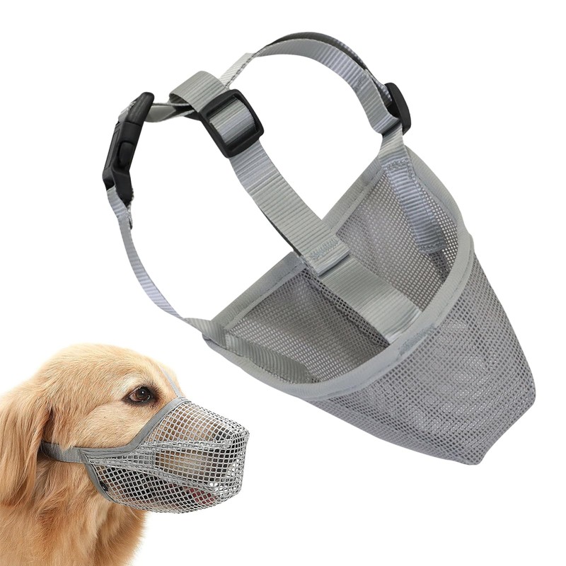 Muzzle for Dogs,Soft Breathable Dog Muzzle for Medium Large Dogs