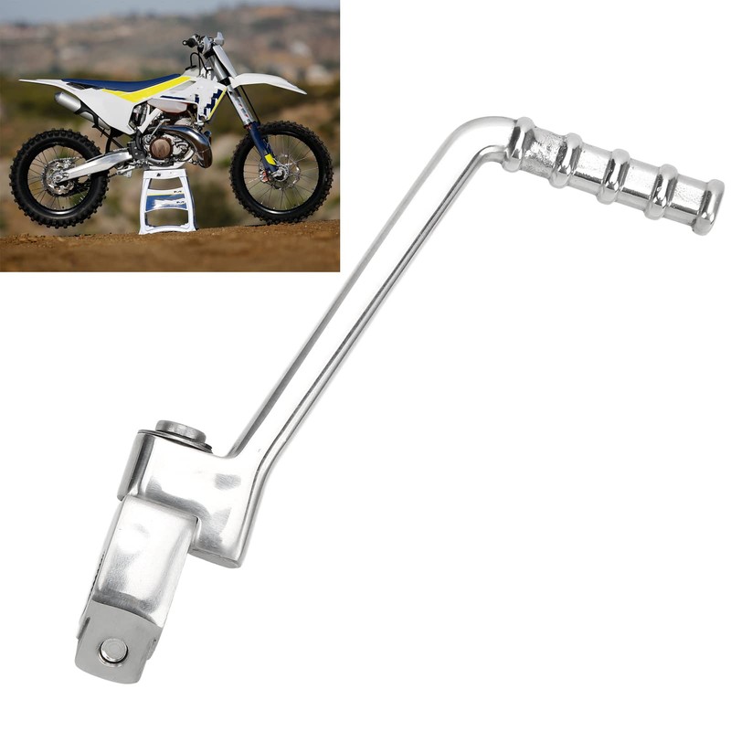 Shanrya Kickstarter Folding Lever, Kickstarter Lever Pedal Non-Slip Rotatable for