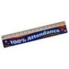 12 100% Attendance Rulers and Pencils Bundle School Reward Resource