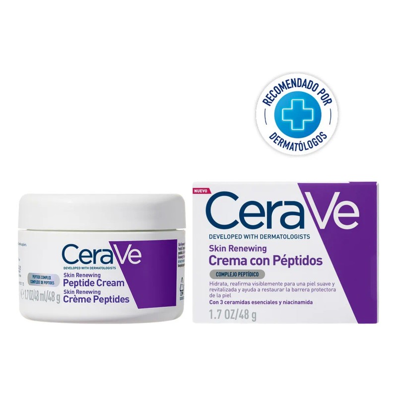 Cerave Skin Renewing Crema Noche Péptidos 48g
