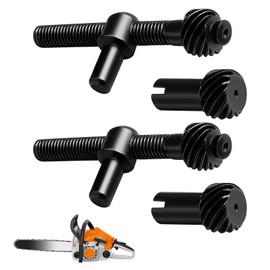 VILPKWMP 2 Pcs Chain Tensioner Adjustment Screw Metal Replacement Part, Chainsaw Adjuster Kit for Track Repair, Compatible with Vevor Chainsaw Parts & Chain Tensioner Adjuster Screw Set
