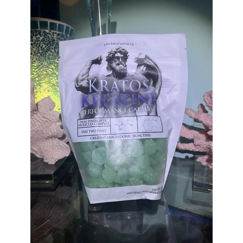 Vintage Muscle Kratos Micronized Creatine Gummy’s W/Arachidonic Acid By Vintage