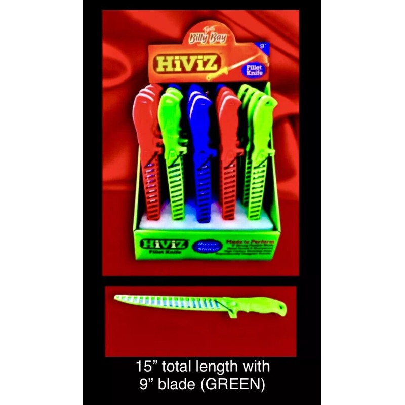 Hiviz- Betts Billy Bay HIVIZ RAZOR SHARP 15" FILET Fillet