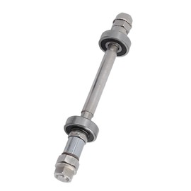 LUCKDANO Wheel Hub Axle, Long Life, Easy Installation of Front and Rear Shaft for Training Rides, Default