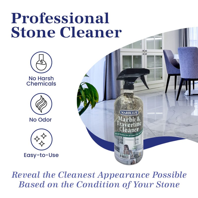 Marblelife InterCare Marble and Travertine Cleaner, Natural Stone & Terrazzo