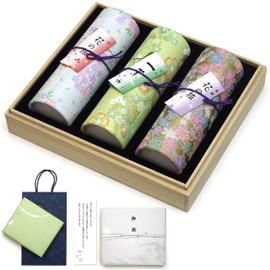 [Japanese Paper Condolence/Handing Bag Included, Handing Set] No Disrespectful Companion for Gift Dedicated Gift Incense, First Bon, Sorry, Sweet Floral Scent, 3 Types, Stylish Tube Box, Paulownia