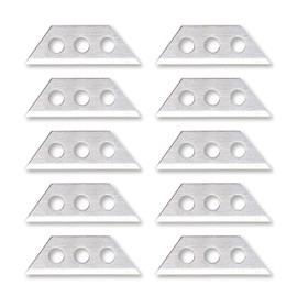 Excel Blades Mini Utility Knife Replacement Blades, Made in the USA, Multipurpose Carbon Steel Blade Replacements for Mini Box Cutters and Utility Knives, 1.1 x .375 x .018, 10-Pack