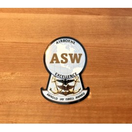 ARNOLD JAY ISBELL ASW AWARD STICKER / DECAL VP VS HS HSL SQUADRON ANTI-SUBMARINE