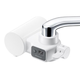 Cleansui CB093-WT Water Filter, Faucet, Direct Connect, CB Series, Compact Model with LCD Function, White
