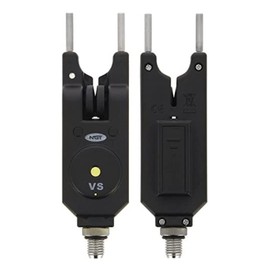 NGT FBA-W/LESS-2PC-VS 2pc + Receiver Fishing Bite Alarm Set 200m Range On Blister (vs) - Black, Standard