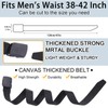 Halinuia Work Belt Men's 6 Pieces Adjustable Belt Men's Fabric