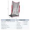 ZELUS 7x4 ft Football Kicking Net, Portable Football Throwing Net