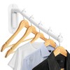 Sumnacon Stainless Steel Clothes Hanger Rack-Wall Mount Clothing Rack with