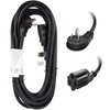EP Cable de extensión de enchufe plano de 15 pies,