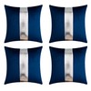 Gyulin Pack of 4,18x18 Inch Velvet Throw Pillow Covers with