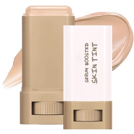 Beauty Balm Serum Boosted Skin Tint,Moisturizing Contour Stick,Solid Skin Tint Foundation for Women, Radiant & Dewy Finish,Hydrating foundation stick for Face Makeup (04)