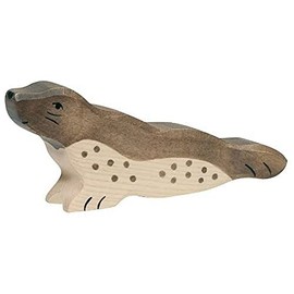 Holztiger Seal Heads Up Toy Figure