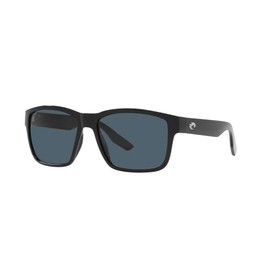 Costa Del Mar Man Sunglasses Black Frame, Gray Lenses, 57MM